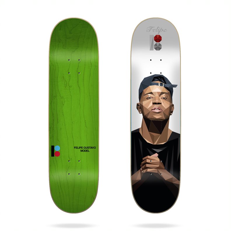 Plan B Skateboard Deck ALF Gustavo 7.75''