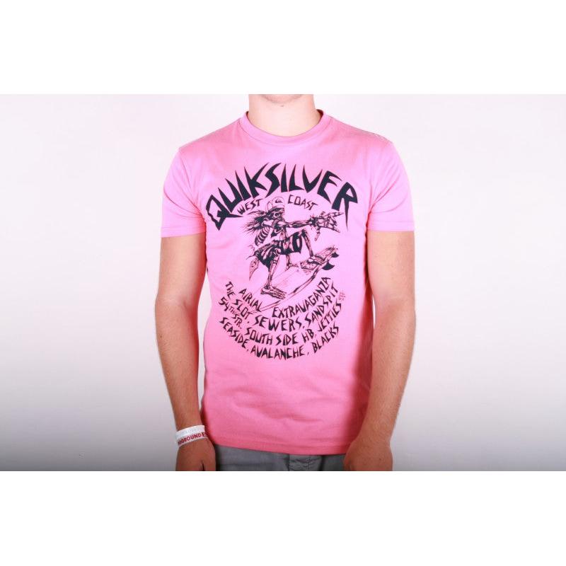 Quiksilver T-shirt Todos Diaz - pink