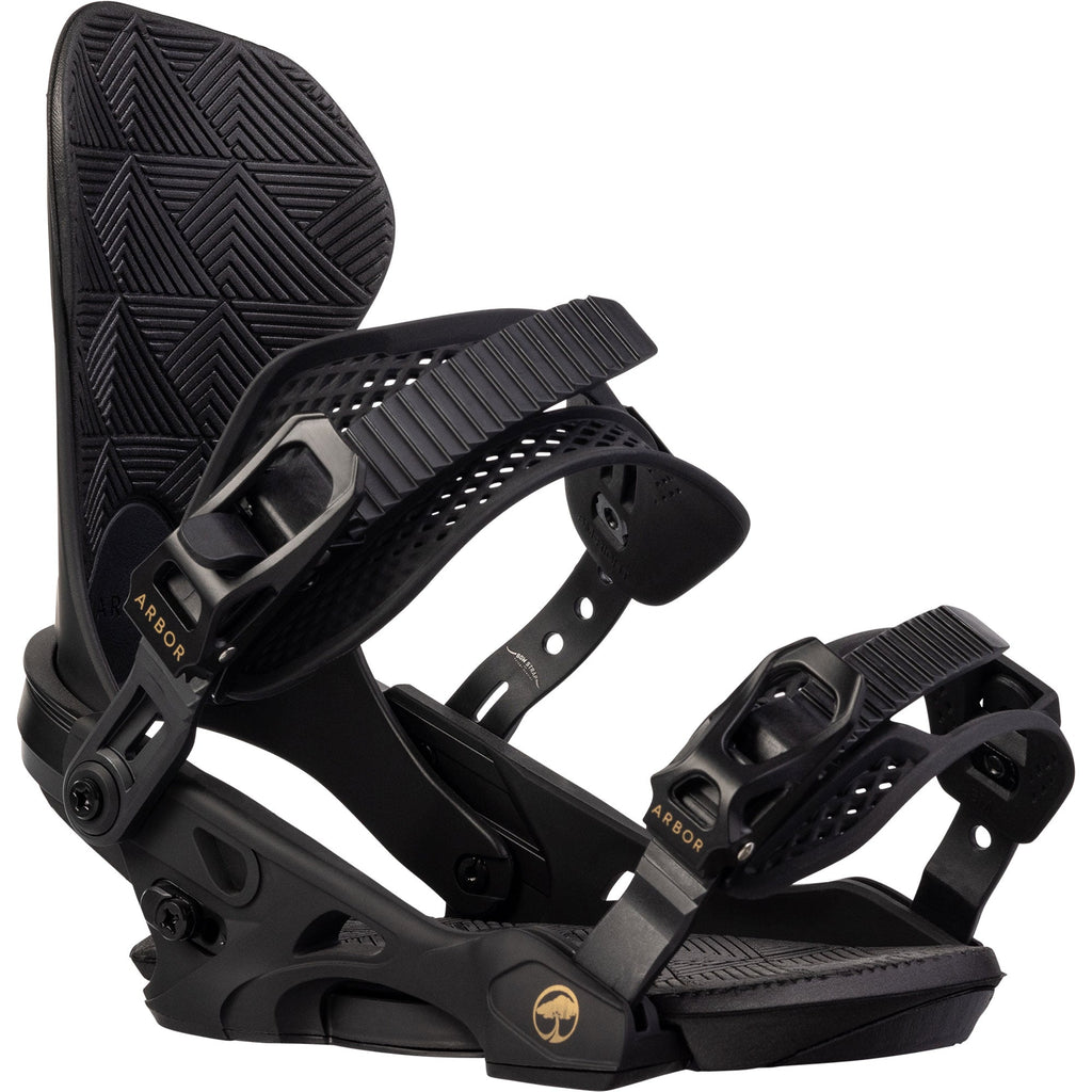 ARBOR Sequoia Snowboardbindung 2025 Black Gold