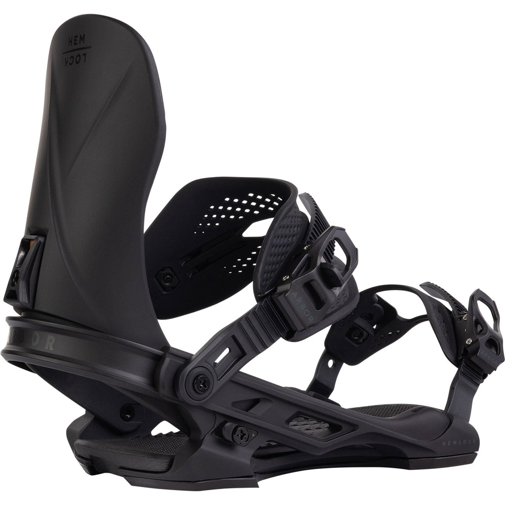 ARBOR Hemlock Snowboardbindung 2025 Black