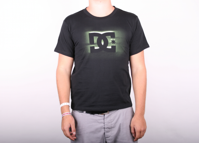 DC T-Shirt Logo Black/Green Youth