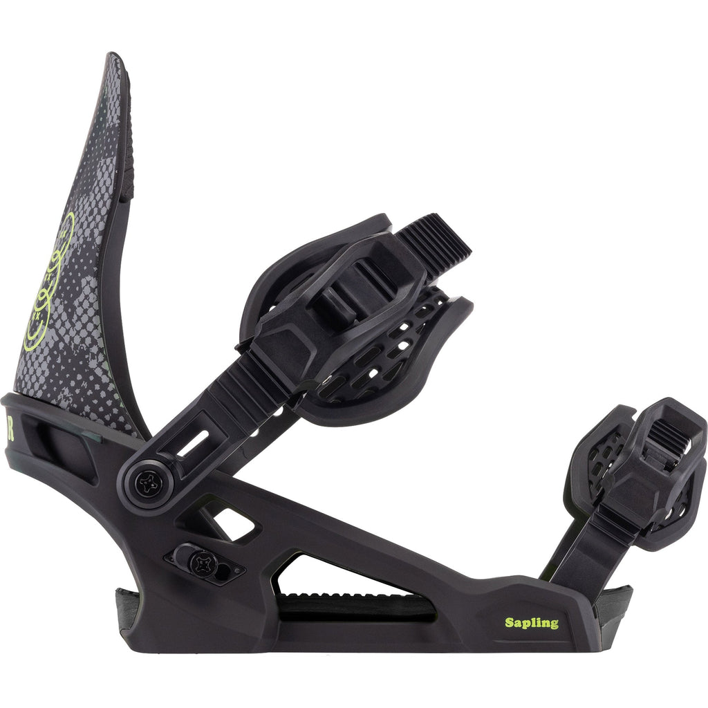 ARBOR Sapling Snowboardbindung 2025 Black Slime