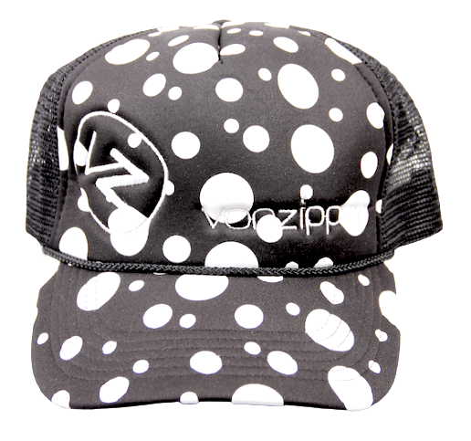 Vonzipper Trucker Cap Moby Dots black