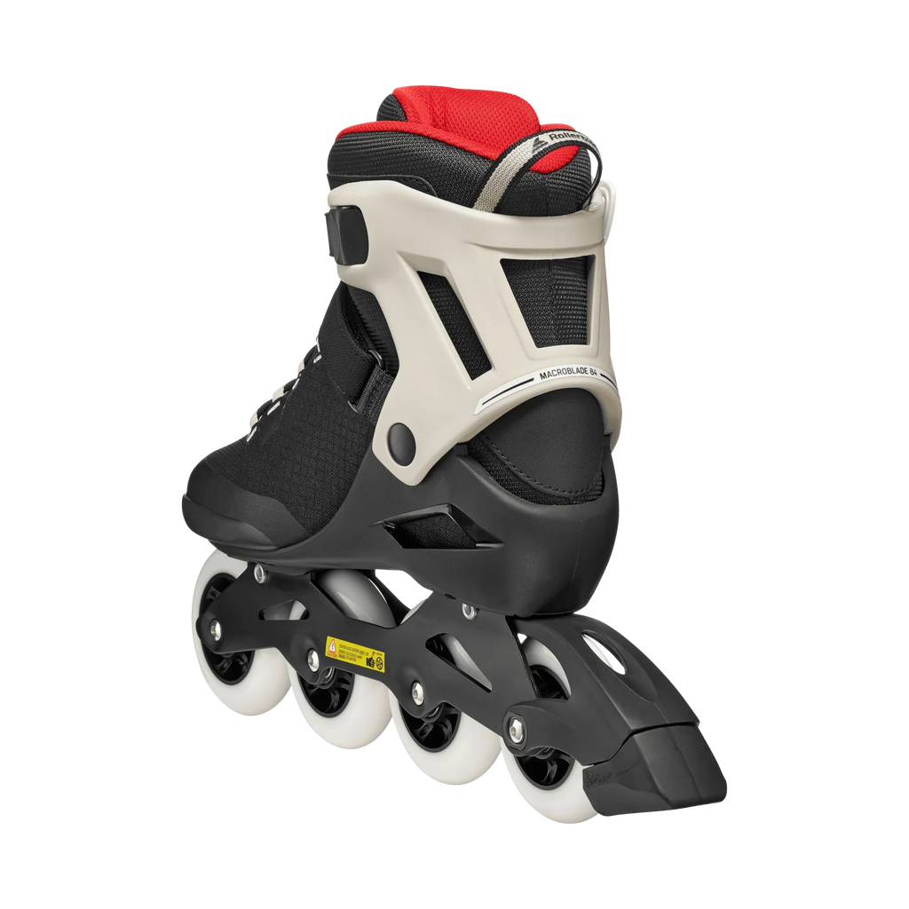 Rollerblade Skates Macroblade 84 Schwarz/Sand/Rot