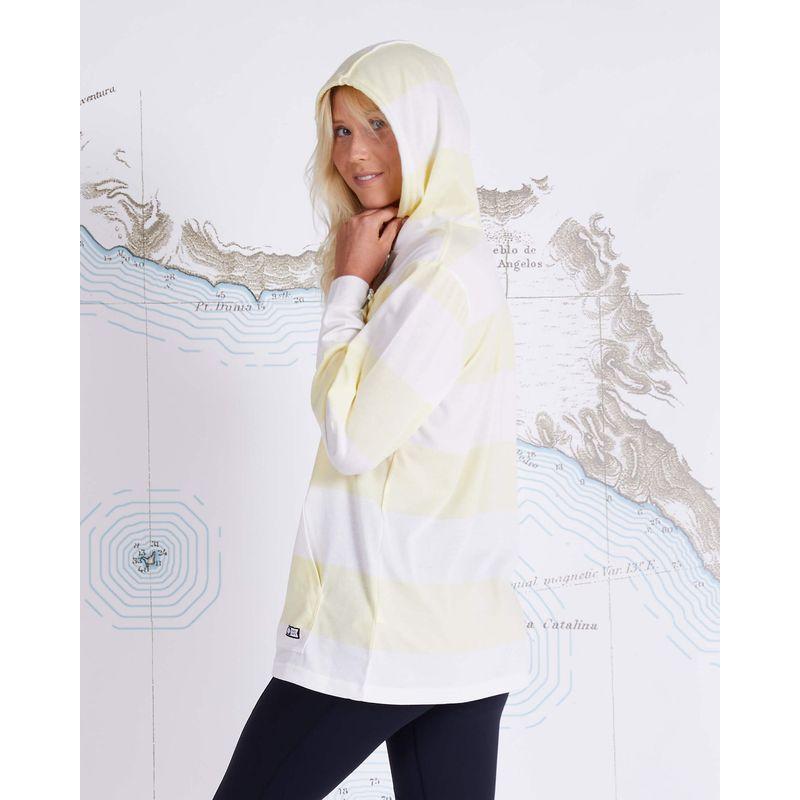 Salty Crew Women Top Water Midweight Sun Hoodie banana