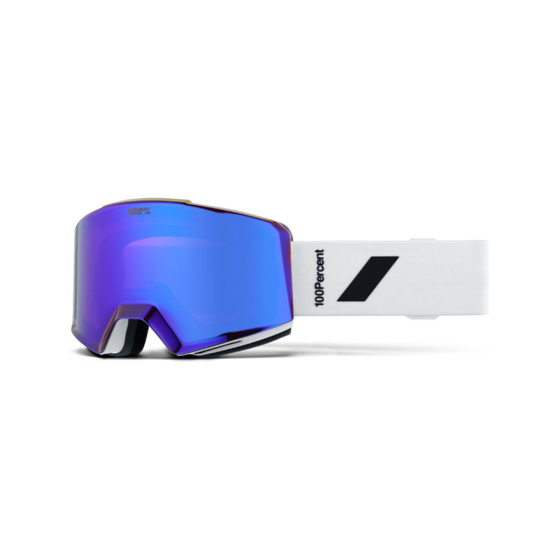 100% Snow Goggle NORG HiPER Essential White / Violet ML Mirror