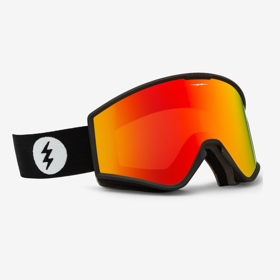 Electric Goggle EK1.S Matte Black/ Red Chrome + Bonus Lens Rose