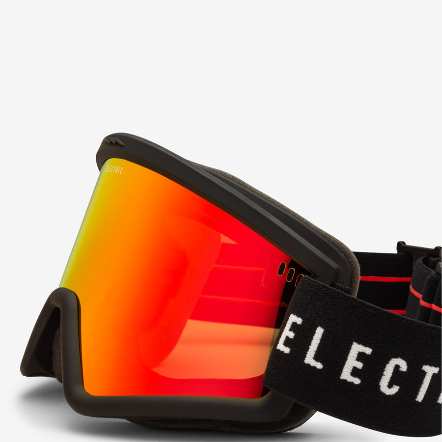 Electric Goggle Hex Matte Black / Red Chrome