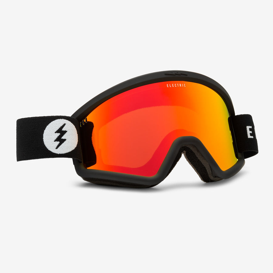 Electric Goggle Hex Matte Black / Red Chrome