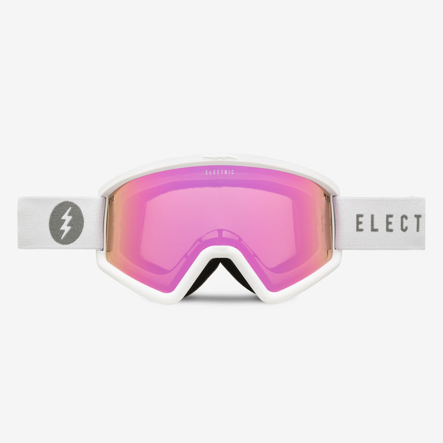 Electric Goggle Hex Matte White / Pink Chrome