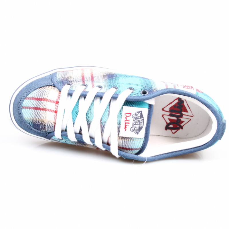 Vans Schuhe DD-66 plaid-navy *women*