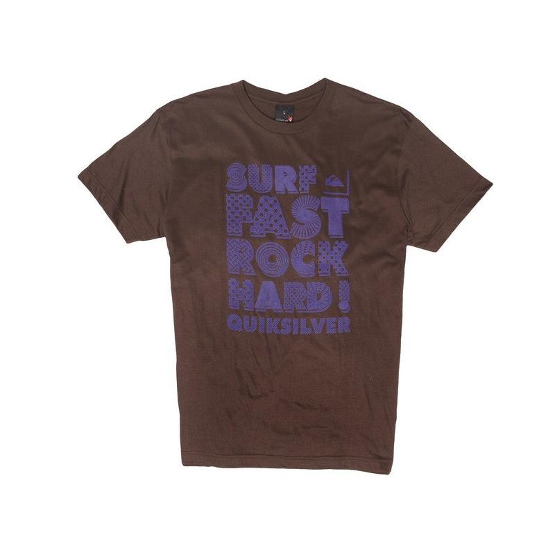 Quiksilver T-shirt Surf Fast brown