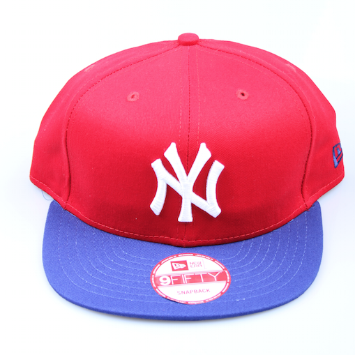 New Era Cap 9-Fifty Snapback Cotton Block New York scarlet/royal