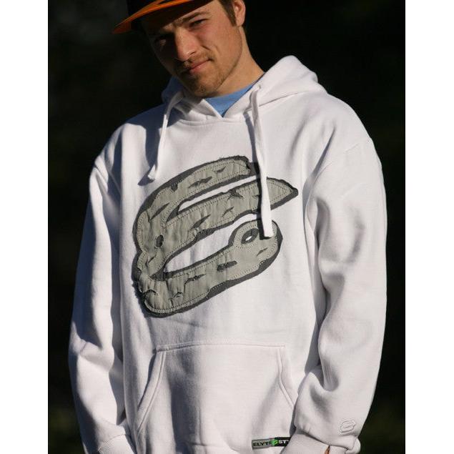 Elyts Hooded Distressed white
