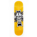 Dogtown Deck Street Silver Croos Logo Yellow 8.5''