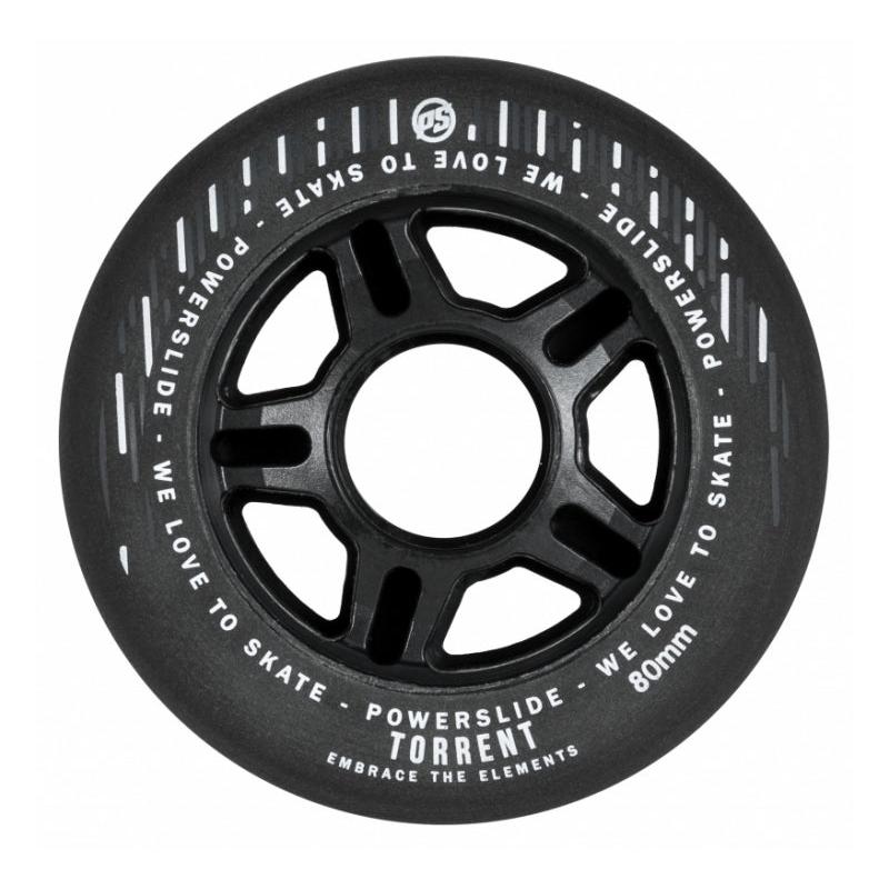 Powerslide Wheels Torrent Rain 80mm/84a black