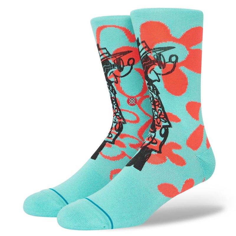 Stance Socks Surf Check By Russ blue