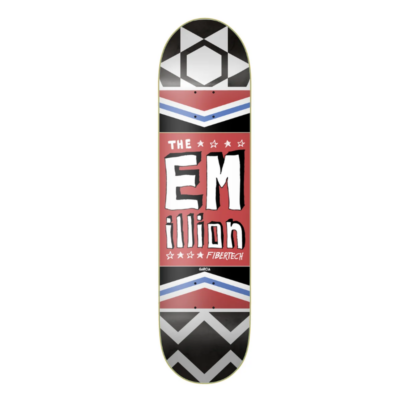 EMillion Skateboard Deck Fibertech Exodus Pro Garcia 8.0''