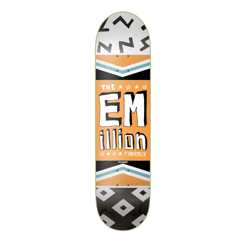 EMillion Skateboard Deck Fibertech Exodus Pro Dillinger 8.125''