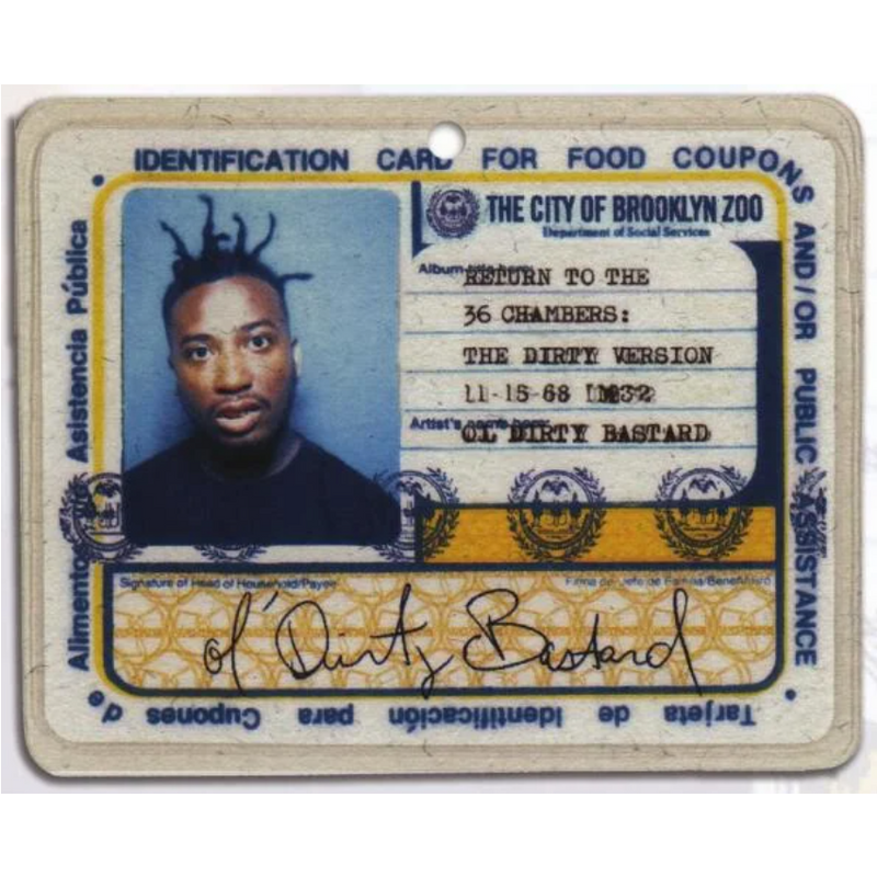 Colours Air Freshener ODB Welfare Card