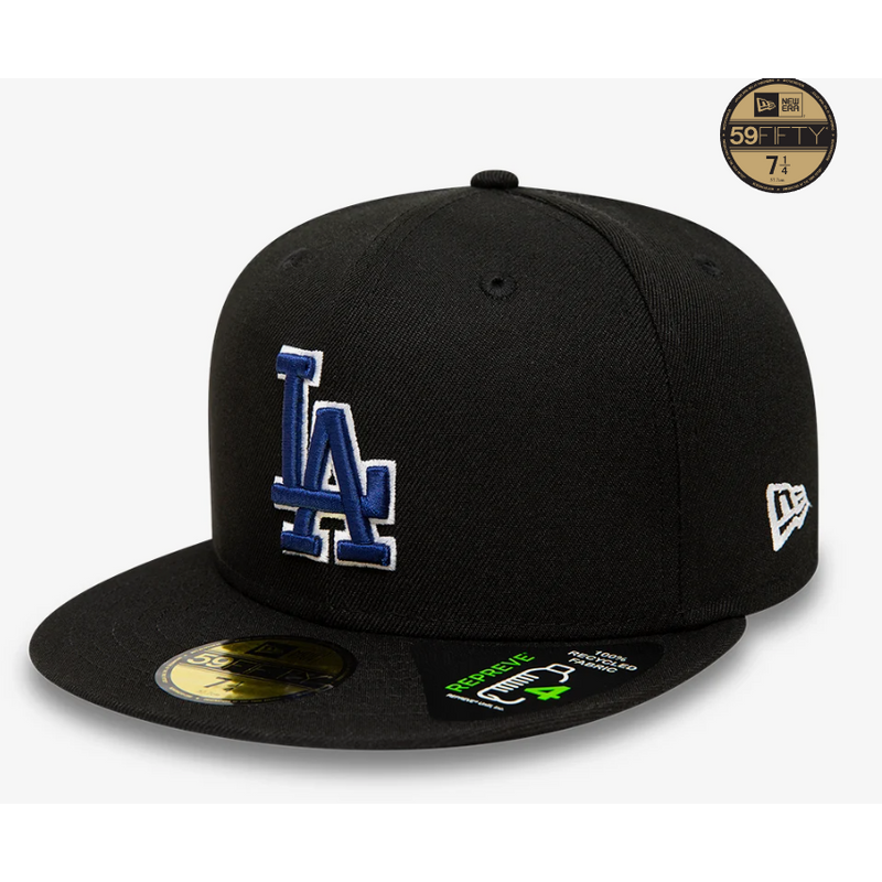 New Era Cap 59-Fifty LA Dodgers Repreve Black