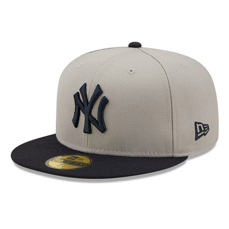 New Era Cap 59-Fifty New York Yankees MLB Side Patch Grey