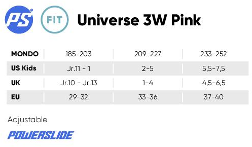 Powerslide Phuzion Kids Skates Universe Pink
