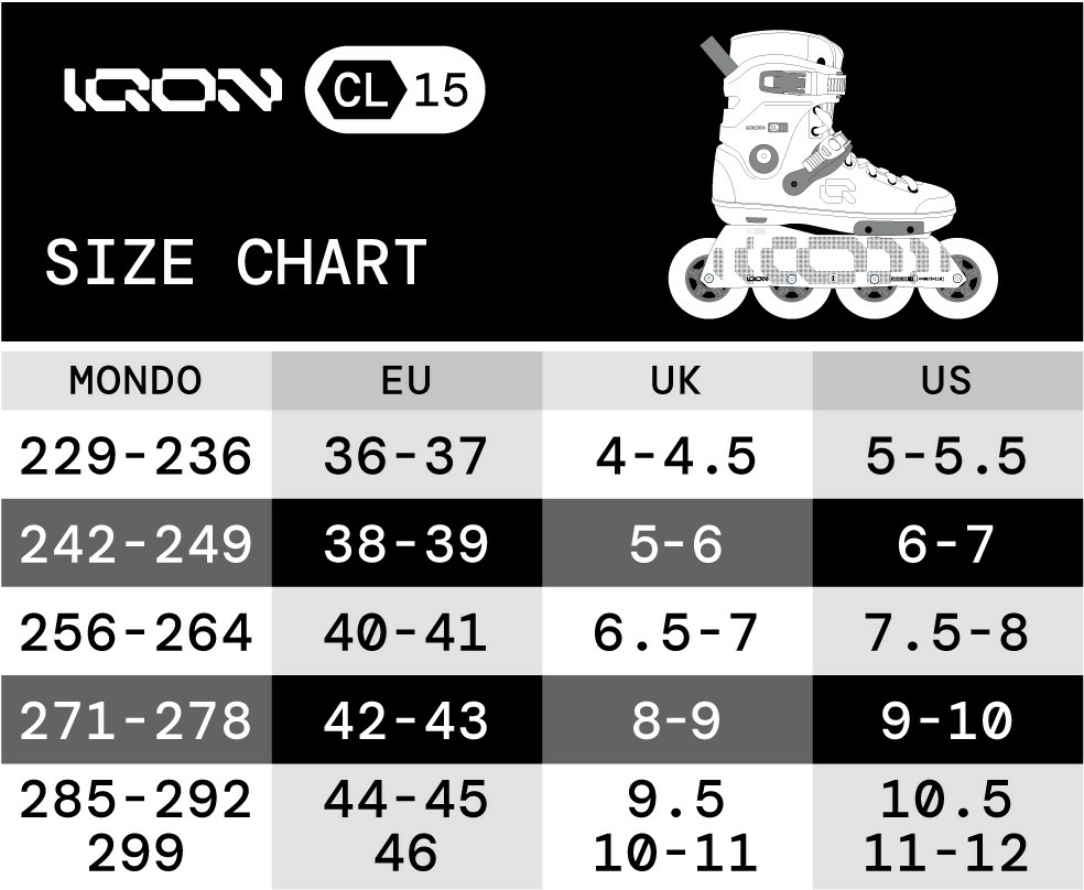IQON Skate CL 15 Black