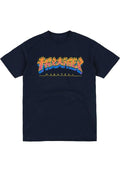 Thrasher T-Shirt Godzilla Burst navy