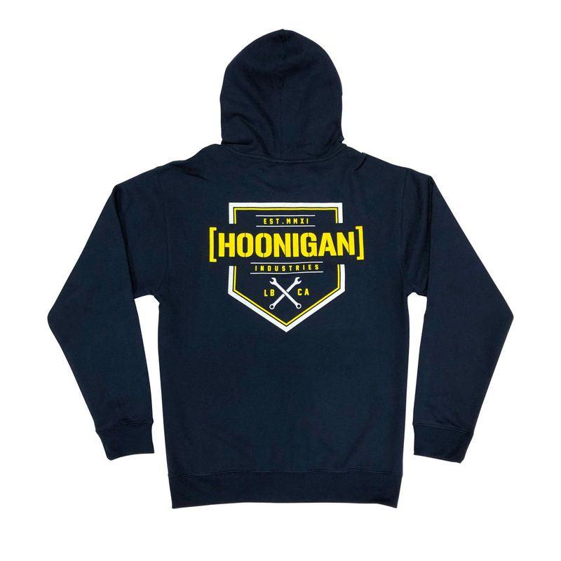 Hoonigan Zip-Up Hoodie Bracket X navy