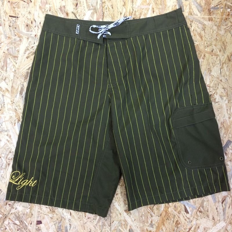 Light Boardshort Stripes olive
