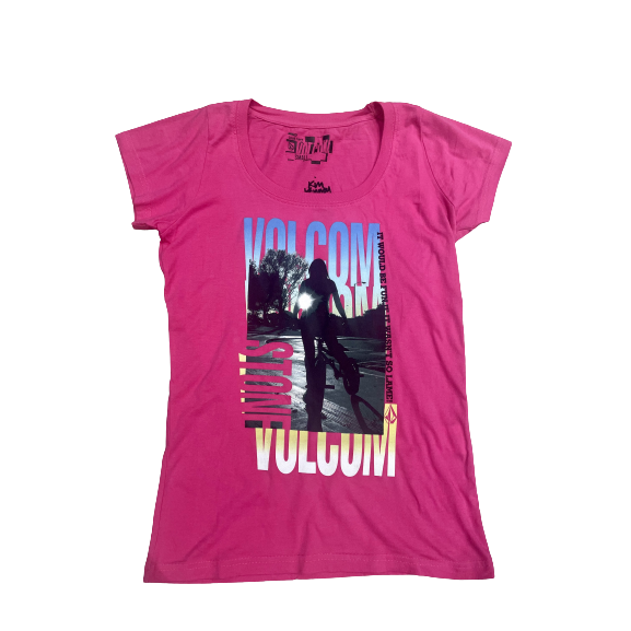Volcom Girls T-shirt KK BMX pink