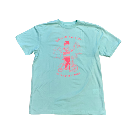 Quiksilver T-shirt Mad Waxer turquoise