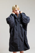 White Water Kids Hard Shell Robe  - Black