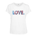 Mister Tee Ladies T-Shirt Love Batik Box white