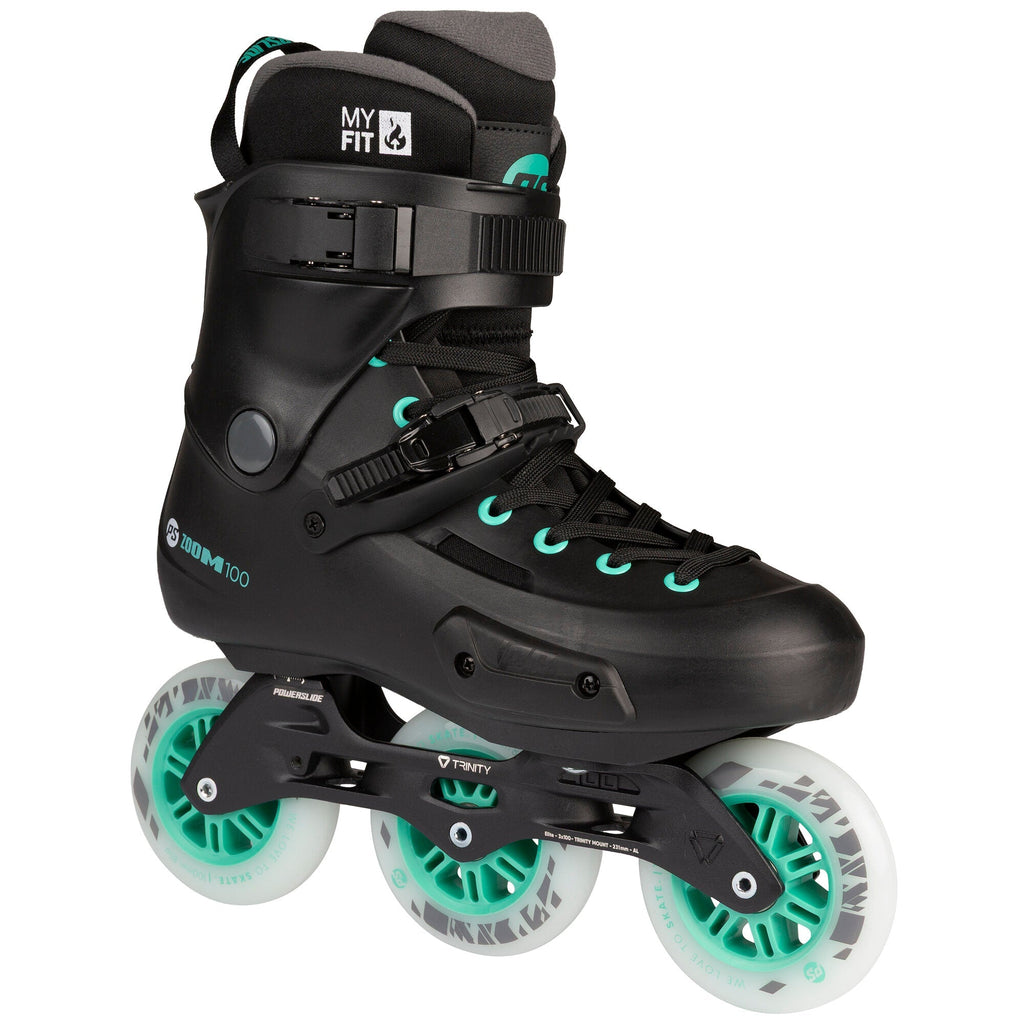 Powerslide Skates Zoom Pro 100 Black Mint
