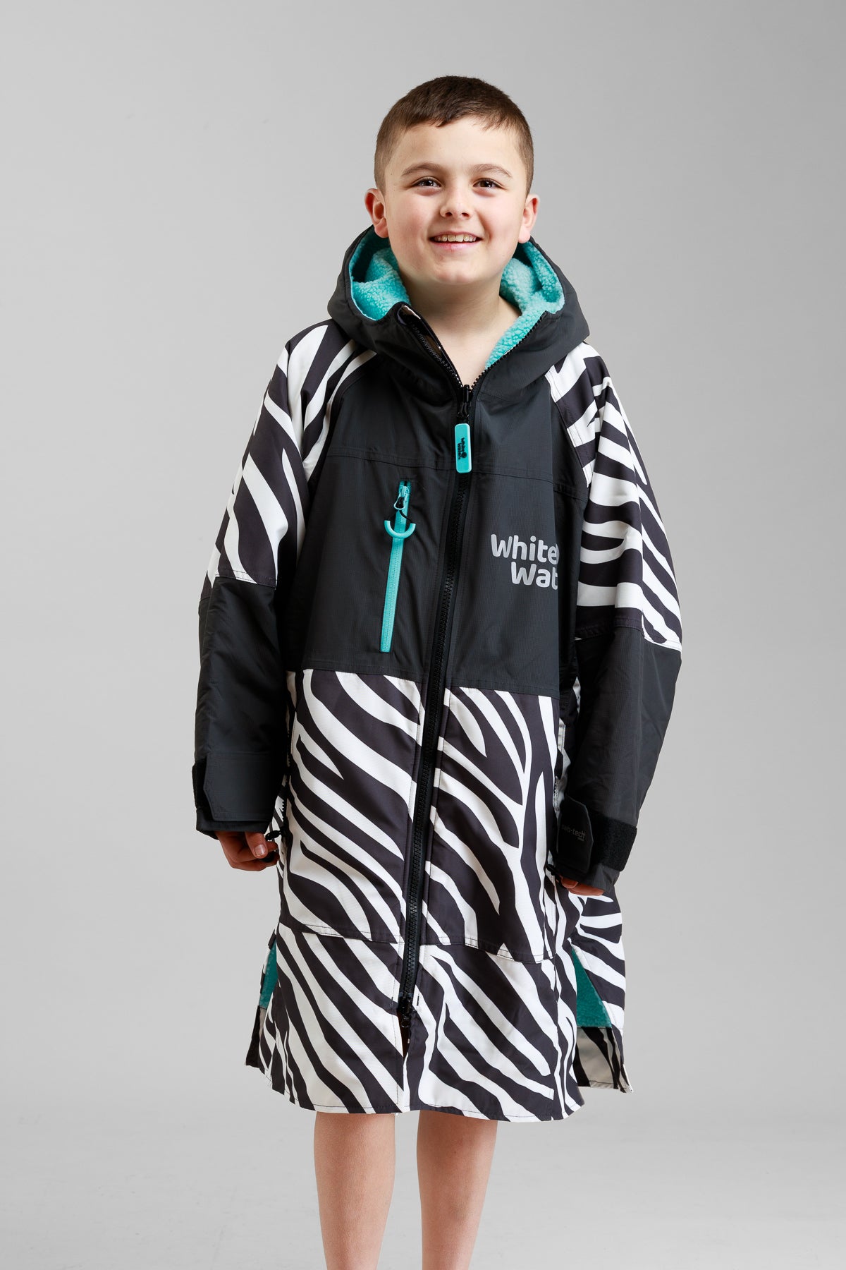 White Water Juniors Hard Shell Robe - Zebra Print- Limited Edition