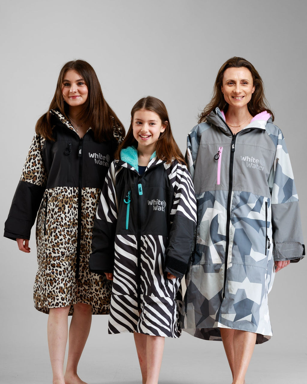 White Water Kids Hard Shell Robe - Zebra Print- Limited Edition