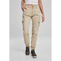 Urban Classics Ladies High Waist Cargo Pants concrete