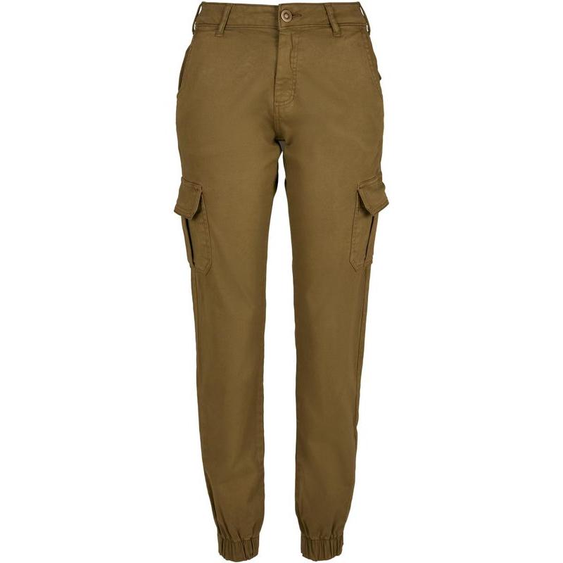 Urban Classics Ladies High Waist Cargo Pants summerolive
