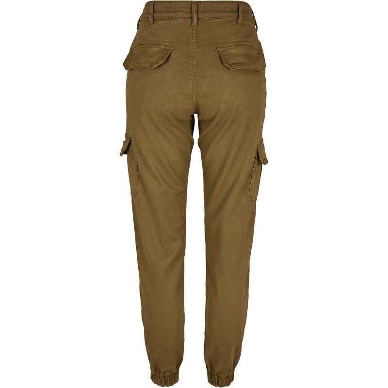 Urban Classics Ladies High Waist Cargo Pants summerolive