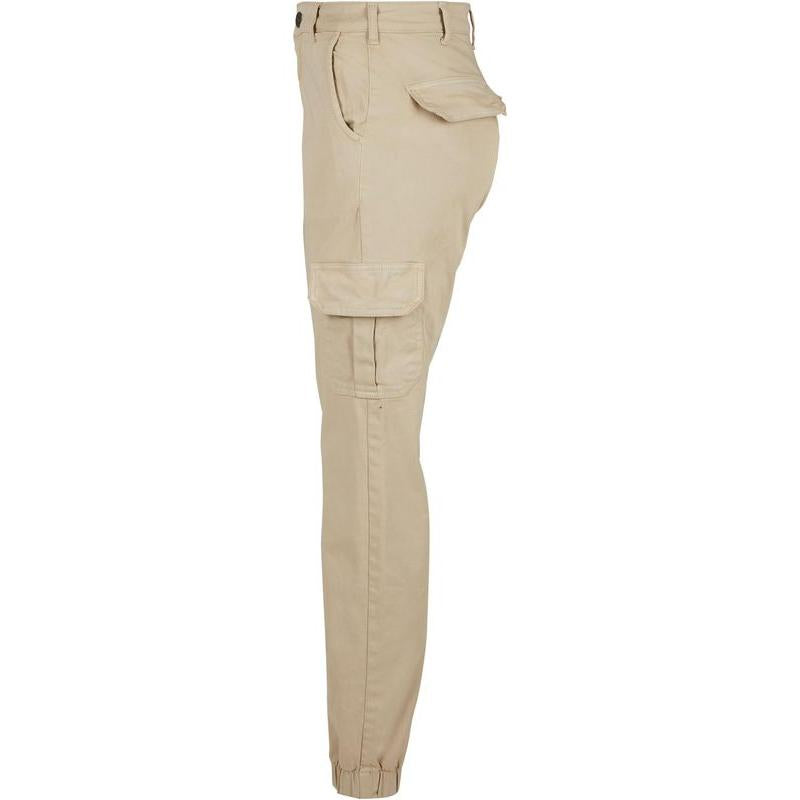 Urban Classics Ladies High Waist Cargo Pants concrete