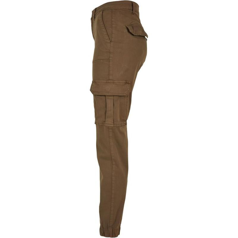 Urban Classics Ladies Cotton Twill Utility Pants olive