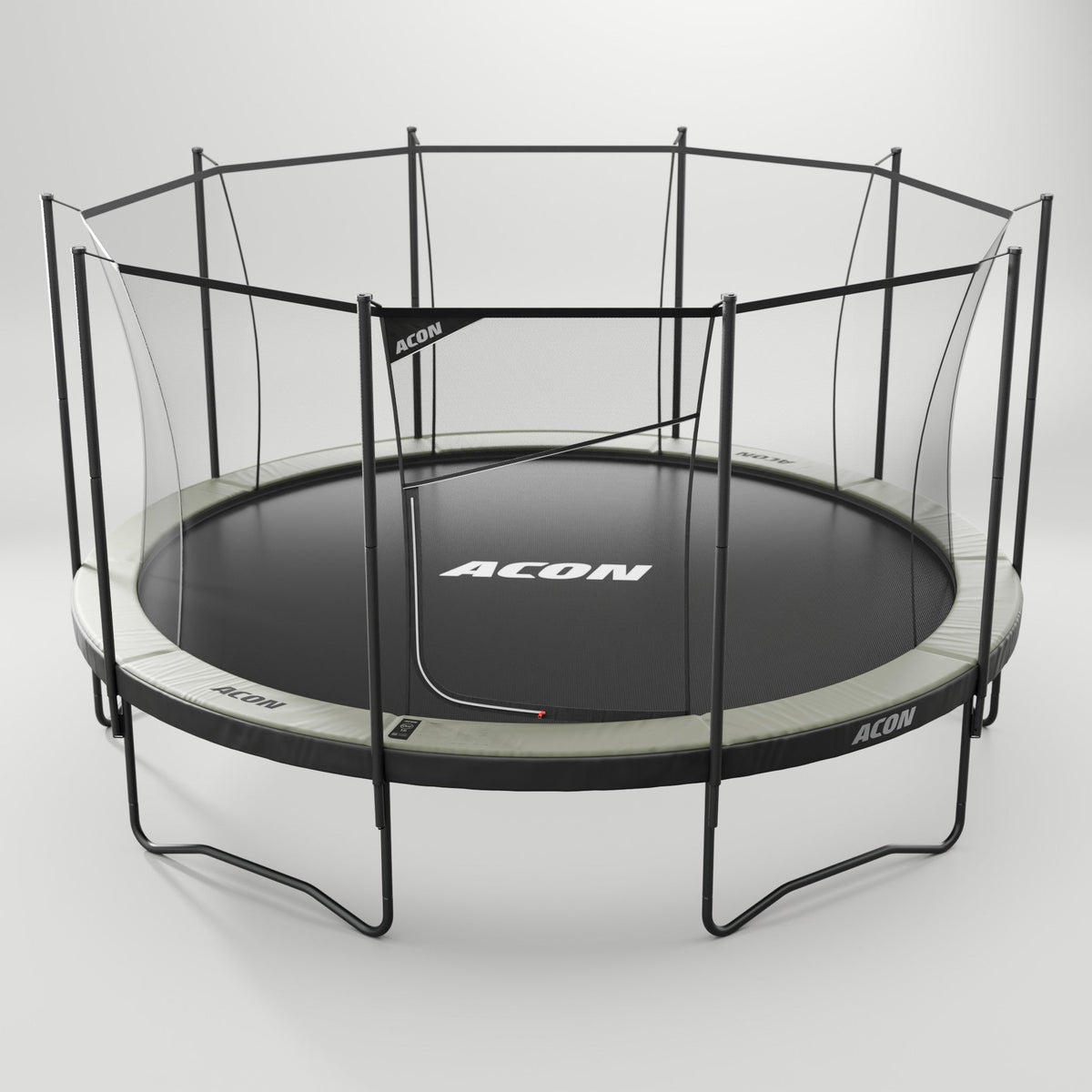 Acon Air 4,3 m Rundes Trampolin mit Sicherheitsnetz und Leiter, GEN 2.0