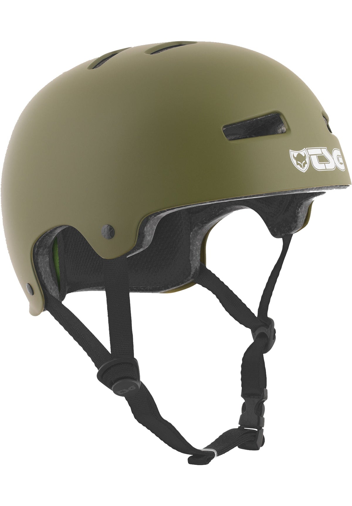 TSG Helm Evolution Solid Colors Satin Olive