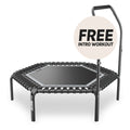 Acon sechseckiger Rebounder Fit 1,41 m mit Aktiv-Haltestange