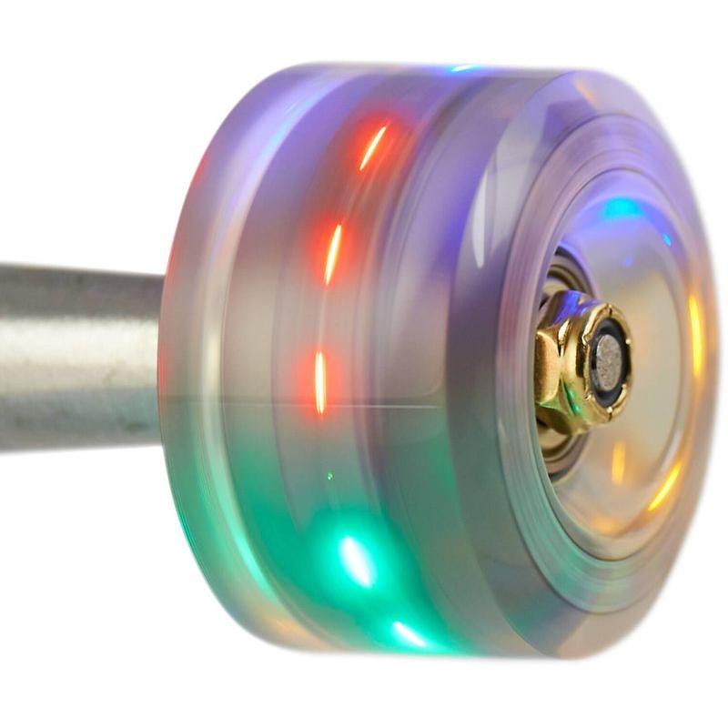 Clouds Urethane Wheels Nebula Light Up Clear/Silver 58mm