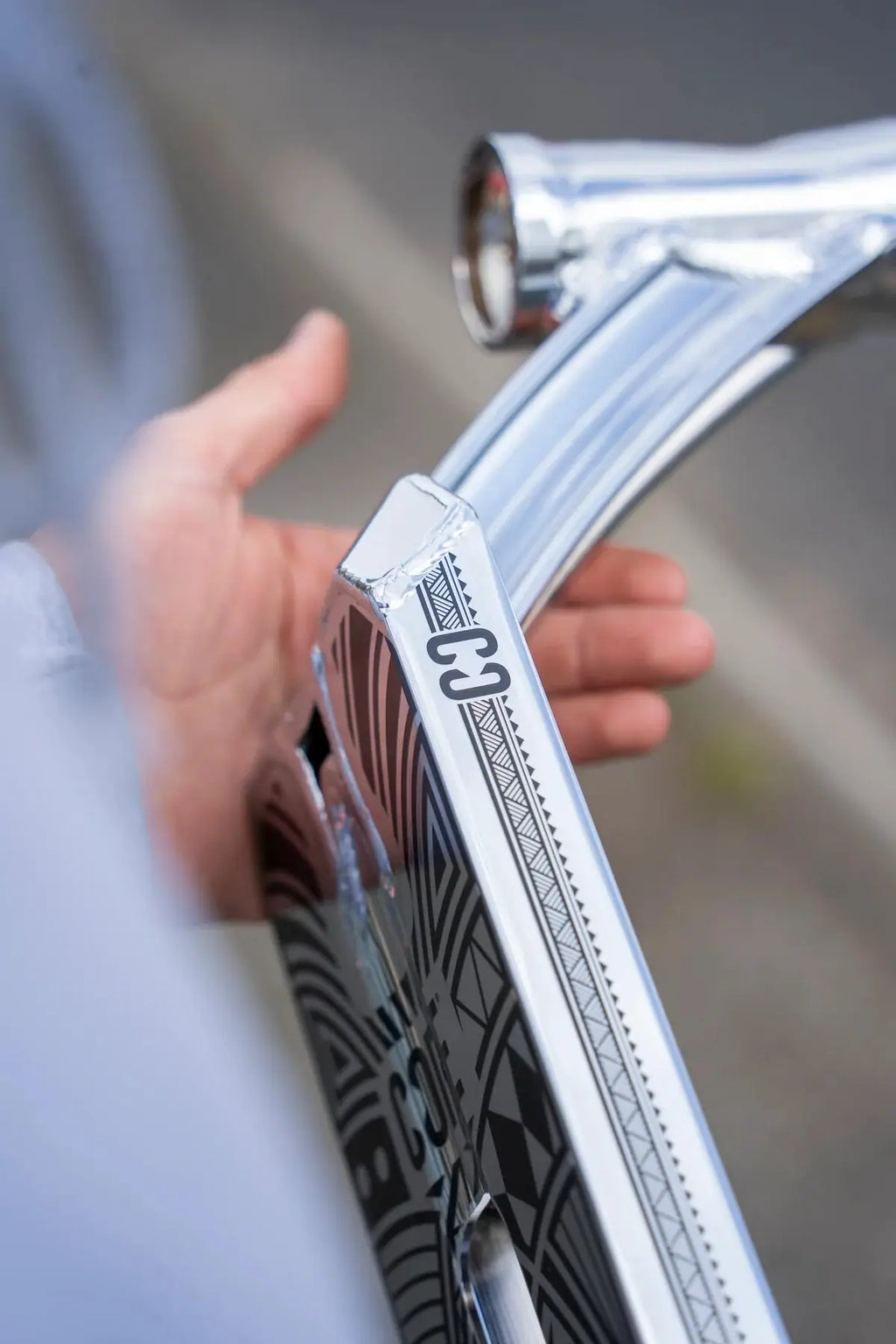 CORE Scooter Stunt Deck CL1 19" Chrome