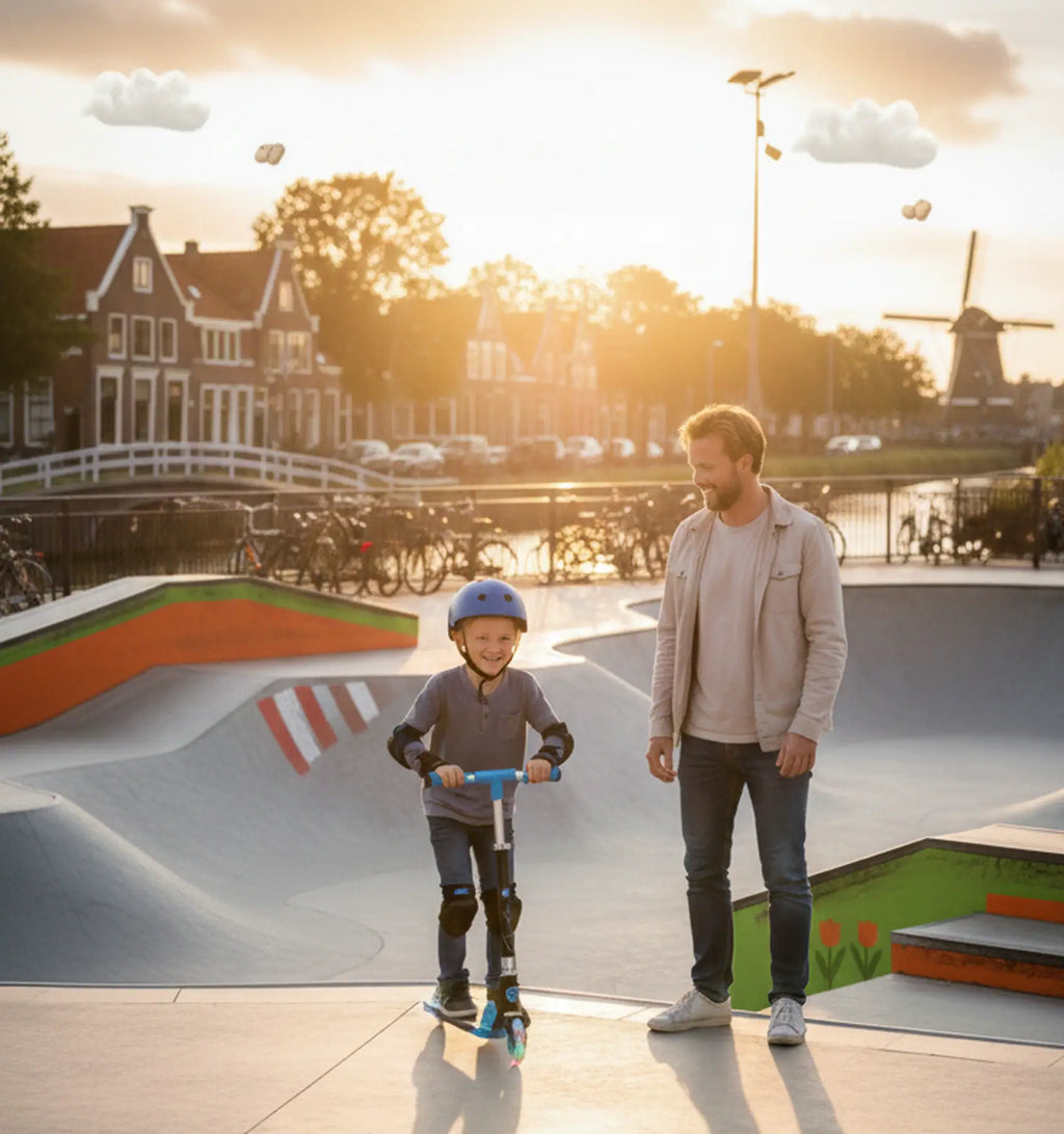 Core Foldy Kinderroller Blau