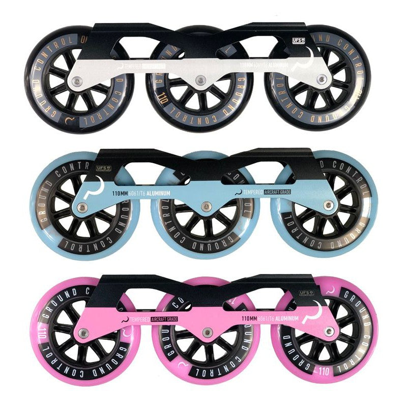 GC TriSkate Frame V3 110mm 85A Complete Setup black/silver
